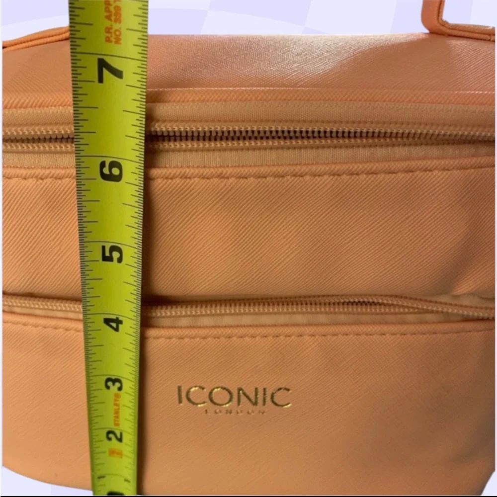 ICONIC LONDON Pink Multi-compartement Makeup Case New